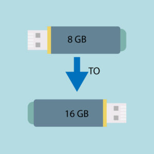 How to increase flash drive capacity